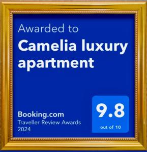 Certificate, award, sign, o iba pang document na naka-display sa Camelia luxury apartment