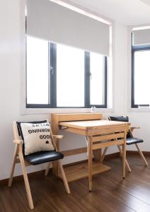 A seating area at 1930 French Minimalist Apartment