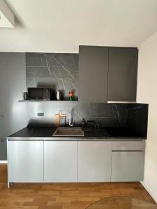 Dapur atau dapur kecil di APARTMAN 4U Velika Gorica near Zagreb Airport