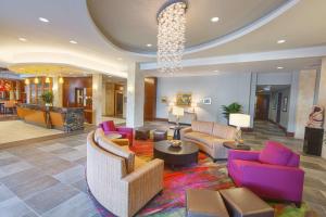 אזור ישיבה ב-Homewood Suites by Hilton Houston Downtown