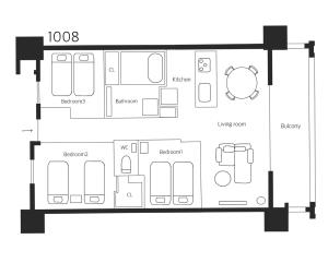 Bố cục Branchera Naha 1008