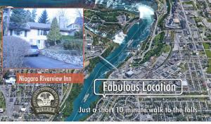 ナイアガラ・フォールズにあるNiagara Riverview Closest to Falls, Free Breakfast Delivered Dailyの地図写真集