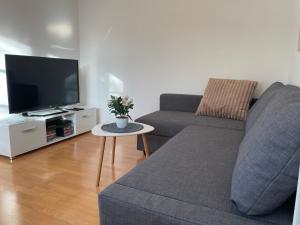 TV in/ali zabaviščno središče v nastanitvi Ferienwohnung - Toscanapark