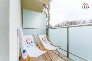 En balkong eller terrasse på LABA Kołobrzeg Apartamenty Aquarius