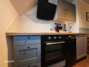 A cozinha ou cozinha compacta de Studio Apartment in Kurstadt Baden