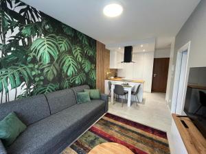 A seating area at Apartament Zacisze 13