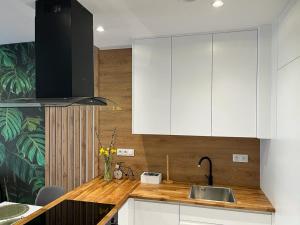 A kitchen or kitchenette at Apartament Zacisze 13