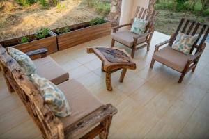 A balcony or terrace at Kumekucha Ocean View