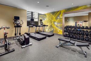 Fitnesa centrs un/vai fitnesa iespējas naktsmītnē Hilton Garden Inn- Chicago Central Loop