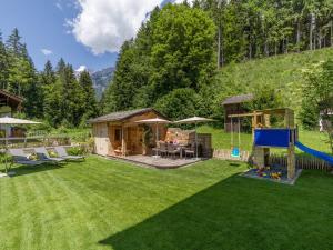 Un jardín fuera de Appartement Schwaiger