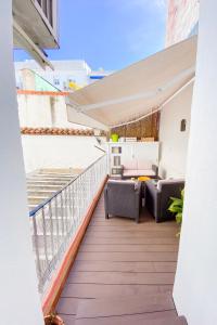 Uma varanda ou terraço em Anna & Thomas - Sitges Center Apt