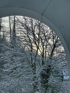 Villa du Rond du Roi durante o inverno