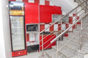 A kitchen or kitchenette at Paris Hotel