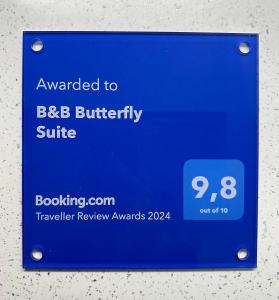 Sertifikat, nagrada, logo ili drugi dokument prikazan u objektu B&B Butterfly Suite