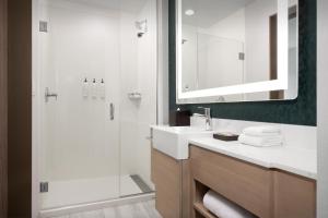 ห้องน้ำของ SpringHill Suites by Marriott Sandpoint