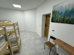 Katil atau katil-katil dalam bilik di Green Hostel Katowice - 24h Parking