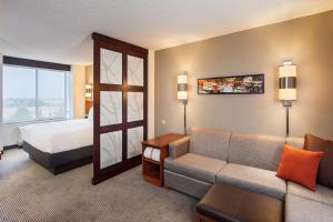 Krevet ili kreveti u jedinici u objektu Hyatt Place Sacramento Roseville