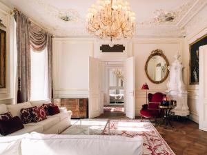 Khu vực ghế ngồi tại Hotel Sacher Wien