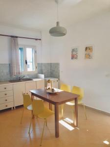 Кът за сядане в Holiday Apartments Dhermi