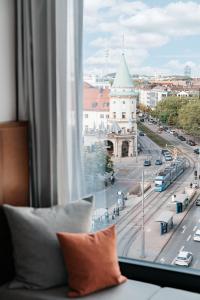 Χώρος καθιστικού στο Ruby Lilly Hotel Munich