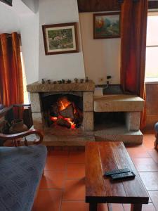 A seating area at Casa do Cadaval