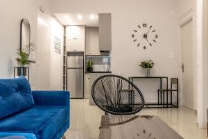 ครัวหรือมุมครัวของ Elichrysos Cozy Apartment