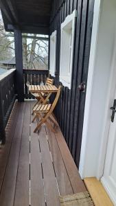 En balkon eller terrasse på Penzion pod Železným Vrchem