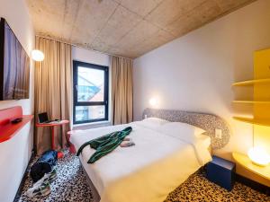 Ліжко або ліжка в номері ibis budget Münster City