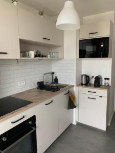 Virtuve vai virtuves zona naktsmītnē Appartement 50m2 Caen