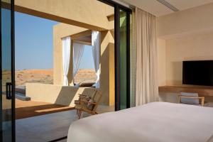 The Ritz-Carlton Ras Al Khaimah, Al Wadi Desert tesisinde bir televizyon ve/veya eğlence merkezi