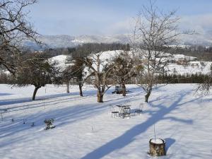 Le jardin de Moun žiemą