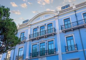 El edificio en el que está el hotel