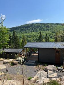 Bergsutsikt från denna chalet