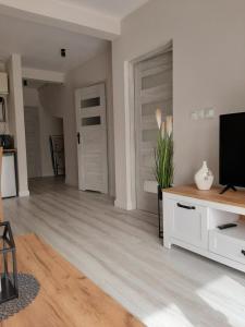 TV i/ili zabavni centar u objektu Apartament Słoneczny