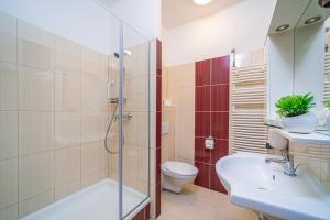 Kúpeľňa v ubytovaní Apartman Hotel