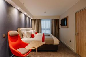 טלויזיה ו/או מרכז בידור ב-Holiday Inn Express Liverpool - Central, an IHG Hotel