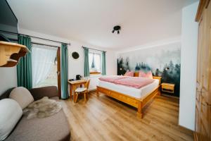 Krevet ili kreveti u jedinici u objektu Schwarzwald-Hotel Kraeutle