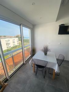 Balkon oz. terasa v nastanitvi DUPLEX CALVI DIRECT PLAGE