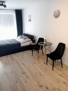 Vuode tai vuoteita majoituspaikassa Apartament Diament 1 - Jezioro Nyskie