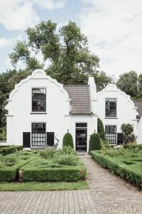 Um jardim em Kasteel Engelenburg