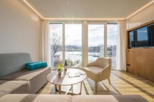 Un lugar para sentarse en Boutique Apartments Velden