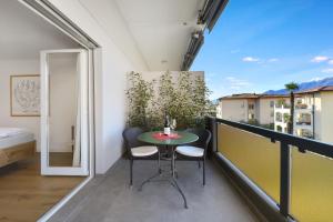 En balkong eller terrasse på Ferienwohnung Ascona Vista Verde