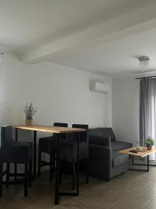 Χώρος καθιστικού στο Włostowicka Ostoja Apartament