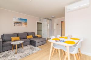 Гостиная зона в Apartament Stegna Mare 450m od plaży