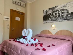 A bed or beds in a room at Palazzo Sant'Antonio