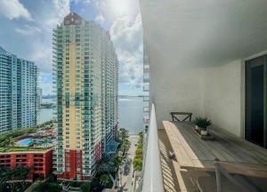 Top Stay Miami Gold Brickell 발코니 또는 테라스