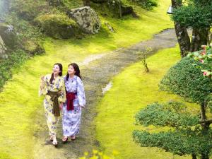 Gäster på Hakone Yunohana Prince Hotel