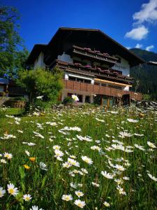 Сад в Gästehaus Bergland