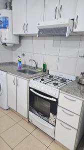 Kuchyň nebo kuchyňský kout v ubytování Acogedor departamento 1 dormitorio