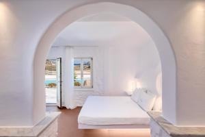 Mykonos Dream Villas में एक कमरे में एक या कई बेड